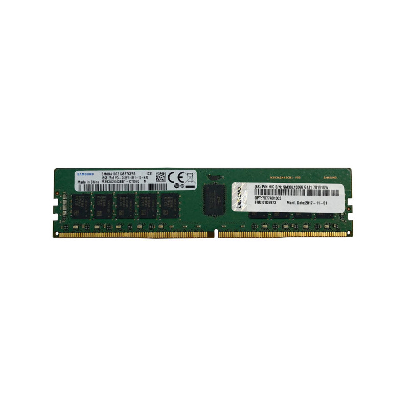 Memoria para Servidores ThinkSystem – 16GB TruDDR5 5600MHz (1Rx8) ECC UDIMM-A – Lenovo – 4X77A93556 Lenovo - 1