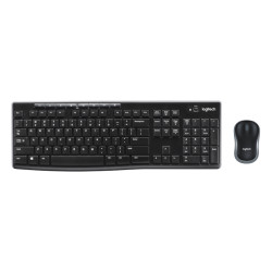 Para conectividad de PC en oficina y hogar – Combo inalámbrico duradero – Logitech – MK270 ESP Logitech - 1