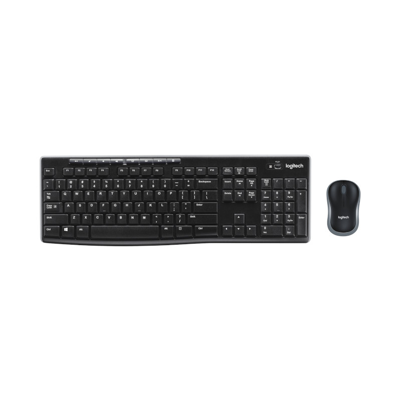 Para conectividad de PC en oficina y hogar – Combo inalámbrico duradero – Logitech – MK270 ESP Logitech - 1