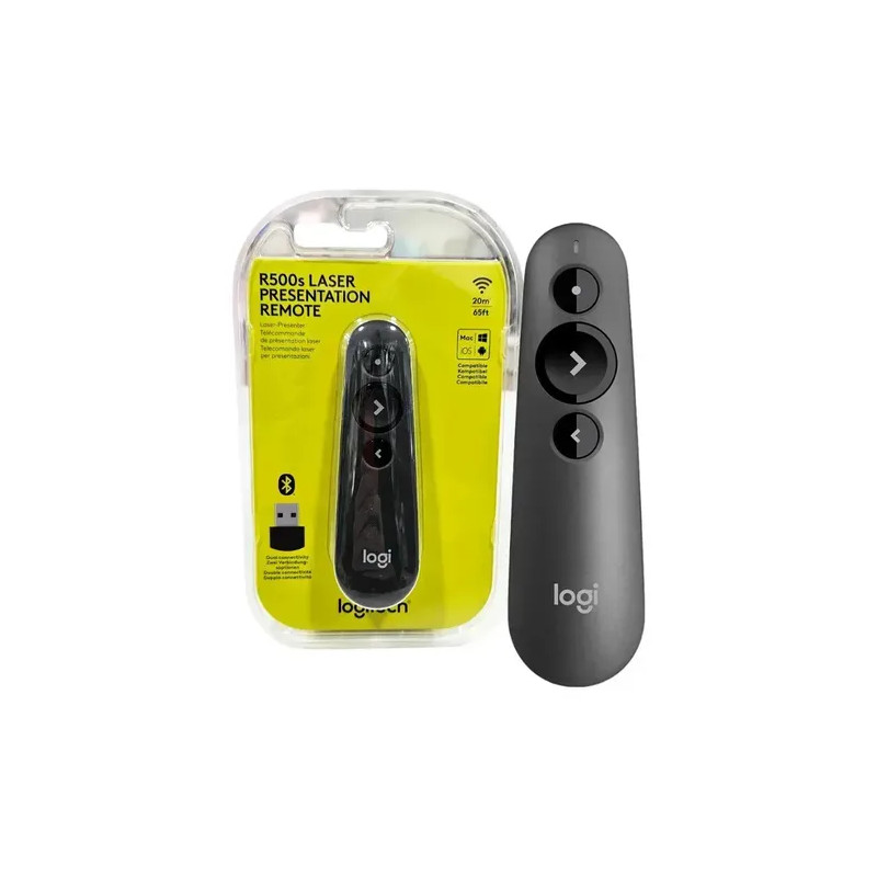 Control remoto para presentaciones – Láser rojo, Bluetooth y USB – Logitech – R500 Logitech - 2