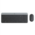 Combo de teclado y mouse para trabajo en oficinas o espacios pequeños – Ultra Delgado Silencioso Inalámbrico – Logitech – MK470 