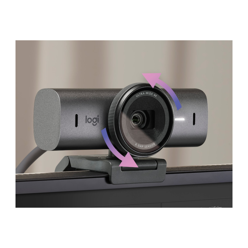 Cámara Web para Colaboración y Streaming – Ultra HD 4K AI Mejorada – Logitech – MX Brio Logitech - 2