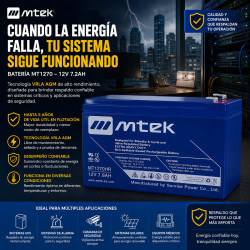 BATERÍA MTEK 12V-7.8AH - MT1270HR mtek - 1