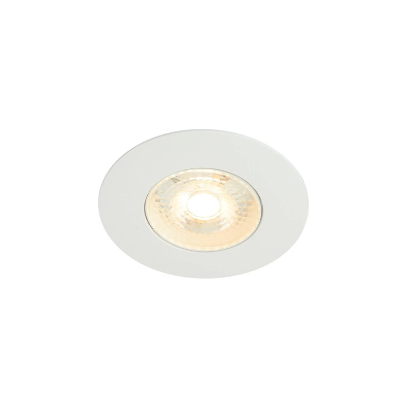 Lámpara LED Bala Redonda Empotrable Dirigible 5.5W 450lm 4000K 90mm Marco Blanco Tecnolite Tecnolite - 1