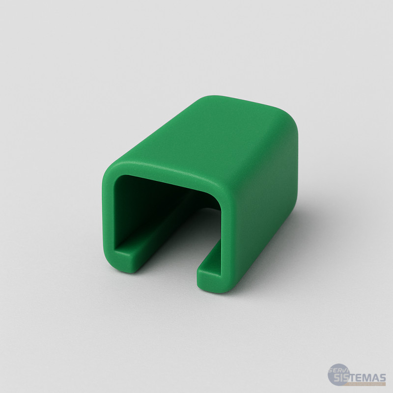 Clip Plug RJ45 Verde Siemon x25 Unidades | Protección y Organización de Conectores Siemon - 3