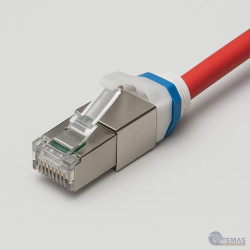 Patch Cord FTP Cat 6A Rojo 1.5M 26AWG Siemon - Cable de Red Industrial Siemon - 2