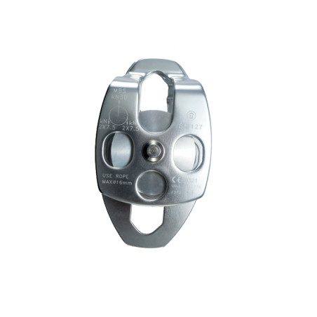 Polea Doble para Trabajos en Altura en Aluminio EPI – Alta Resistencia y Seguridad Epicali - 1