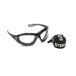 Gafas de Seguridad Tinte Claro Antiempañante Modelo X5 SteelPro - Protección Industrial