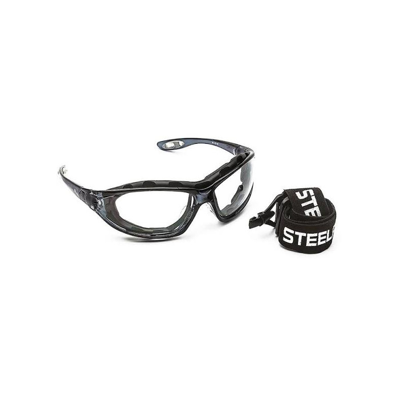 Gafas de Seguridad Tinte Claro Antiempañante Modelo X5 SteelPro - Protección Industrial  - 1