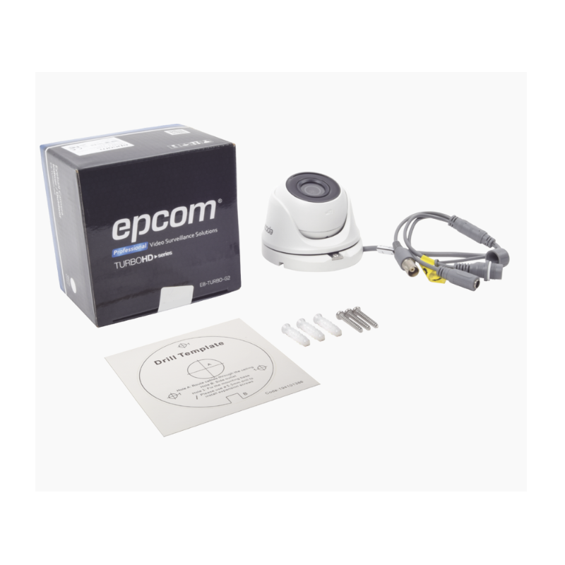 Cámara tipo domo Epcom Para Exteriores - E8-TURBO-G2  - 2