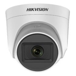 Cámara tipo Domo Turret TURBOHD 3K (5MP) 40 mts Luz Blanca - DS-2CE72KF0T-FS Hikvision - 1