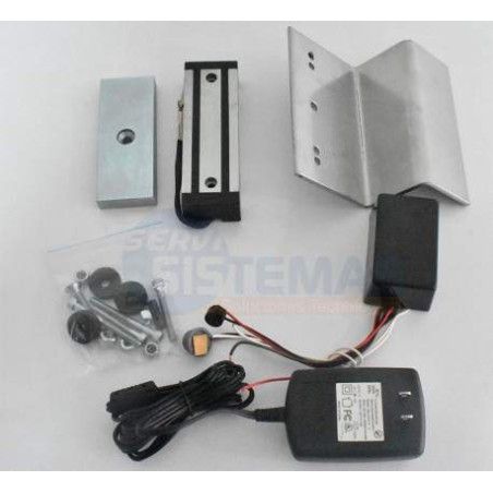Cerradura electromagentica con fuerza de 400 libras SES - 1