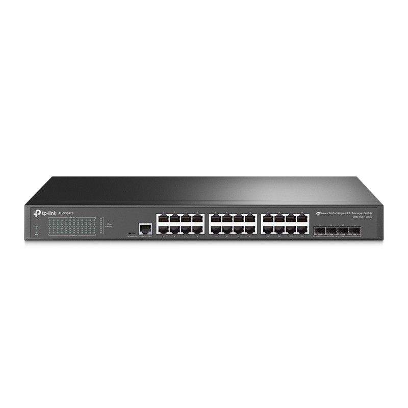 Switch administrado JetStream de 24 puertos Gigabit L2 con 4 ranuras SFP - TL-SG3428 TP-LINK - 1