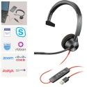 Diadema Poly Blackwire 3310 - BW3310-M Tipo USB-A - 212703-101 Poly - 2