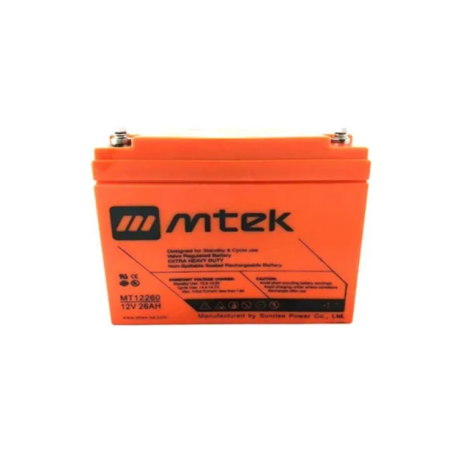 BATERIA SELLADA VRLA AGM MTEK 12V 20 A - MT12260 mtek - 1