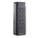 Lector de Tarjetas PROX EM y Contraseñas Exterior IP65 / Compatible con Cualquier Panel / Indicador LED - DS-K1802EK Hikvision -