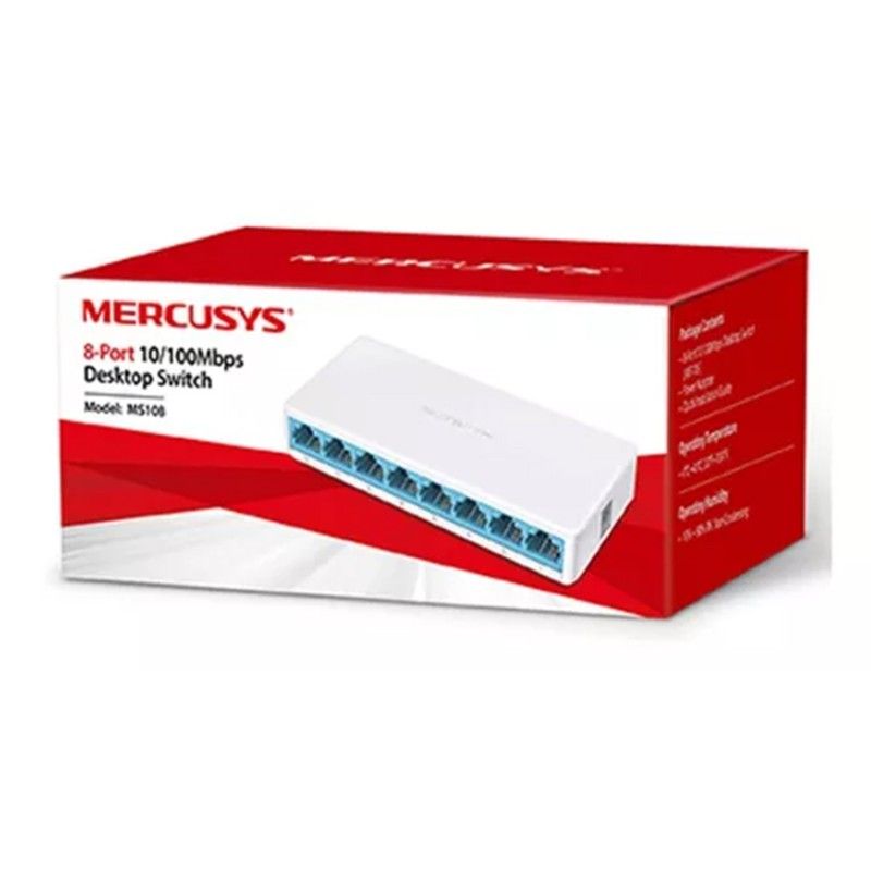 swicth mercusys 8 puertos 10/100mbps Tp-Link - MS108 TP-LINK - 1