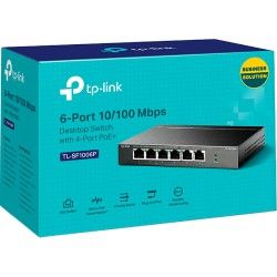 Switch PoE escritorio 6 ptos 10/100 Mbps - TL-SF1006P TP-LINK - 2