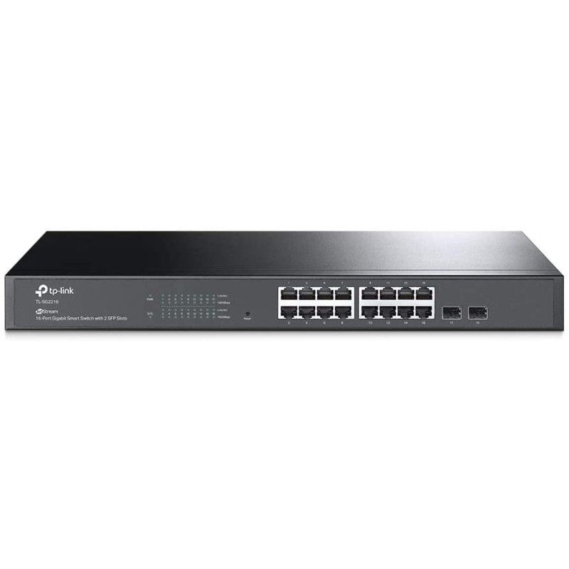 Switch adm 16 ptos GB + 2 SFP Tp-Link - TL-SG2218 TP-LINK - 1