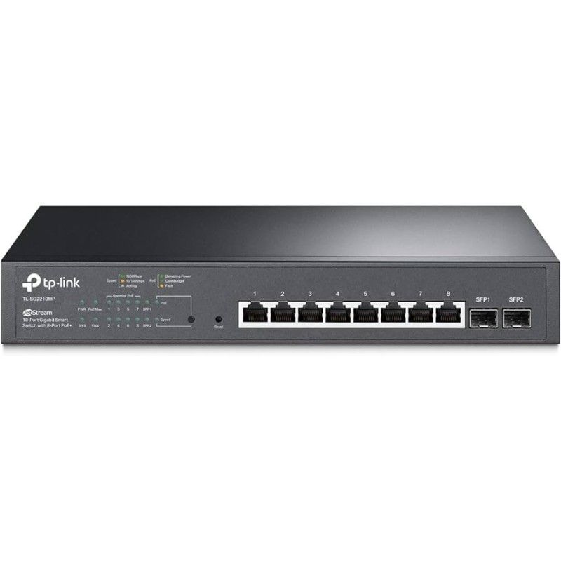 Switch adm 8 ptos GB + 2 SFP Tp-Link - TL-SG2210MP TP-LINK - 1