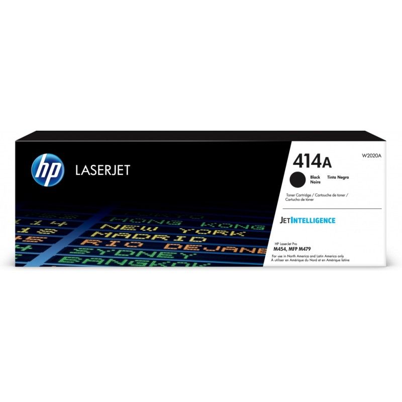 Toner de negro 414a Rendimiento HP 2.400 paginas Color: negro - W2020A HP - 2