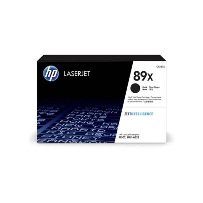Toner negro alta capacidad Rendimiento: 10.000 paginas Negro - CF289X HP - 1