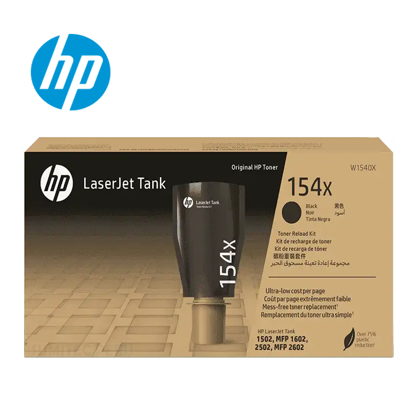 Tóner de tanque HP 154X, 5.000 paginas - W1540X HP - 1