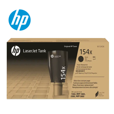 Tóner de tanque HP 154X, 5.000 paginas - W1540X HP - 1