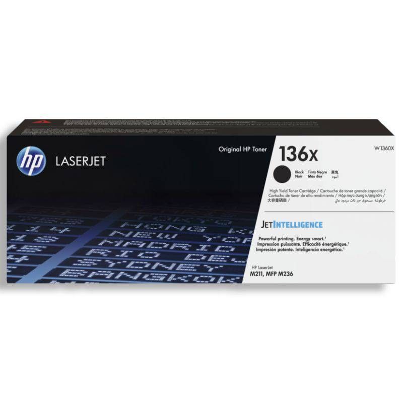 TONER ORIGINAL NEGRO136X HP - negro, 2600 pag - W1360X HP - 1