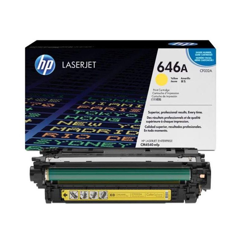 Tóner amarillo HP 646A LaserJet - CF032A HP - 2