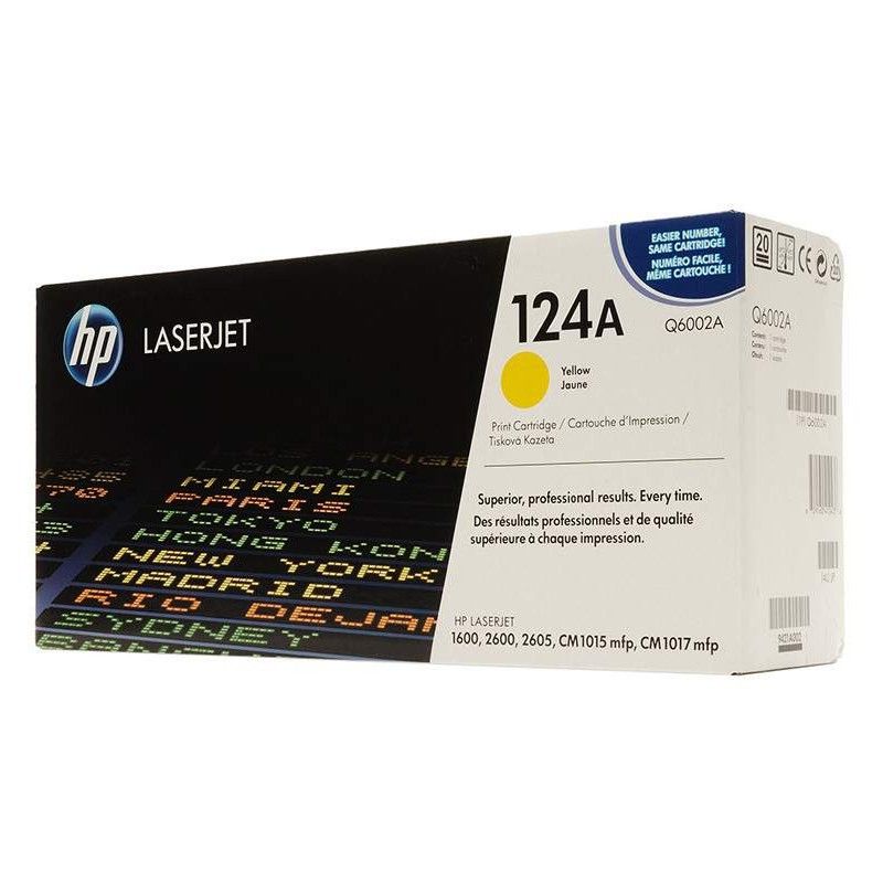 Tóner amarillo HP 124A LaserJet - Q6002A HP - 1