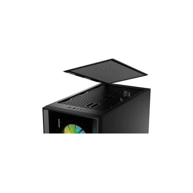 Corsair iCUE 4000X RGB Cristal Templado USB 3.1 RGB Negro