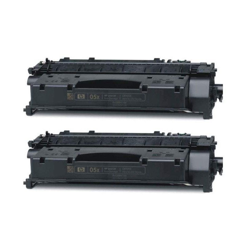 Tóner HP 05X de alta capacidad negro - 2 Unidades - CE505XD HP - 1