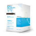 Cable Cat5E de 305 metros con Gel - Certificado UL, Color Negro, Ideal para Redes de Alta Velocidad - PRO-CAT-5E-GELX Linked Pro