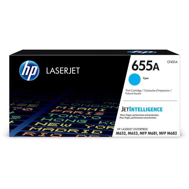 Tóner cian original HP LaserJet 655A - CF451A HP - 1