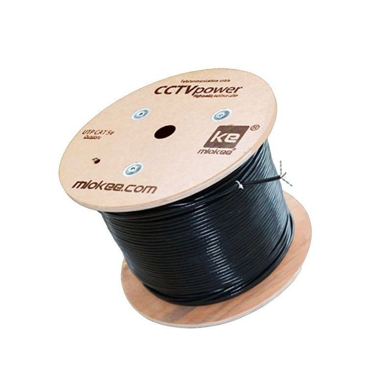 Organizador de cables CABLEDROP negro 6 unidades