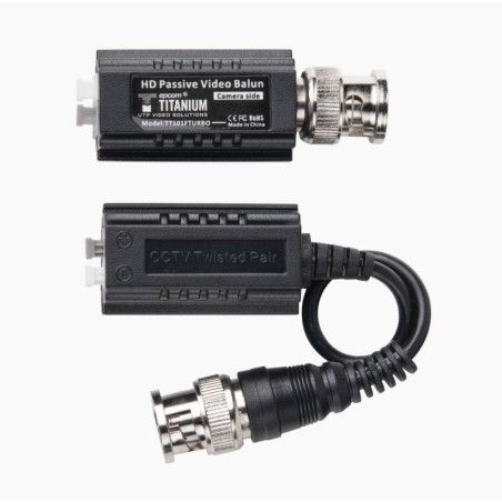 Kit de Transceptores-Epcom-Baluns-Resolución 4K-COAXIAL Blindado-Conector 100% COBRE - TT-101-F-TURBO SES - 1