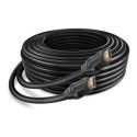 Cable HDMI-20 Metros-Resolución 4K-Blindado-Chapado en Oro-Negro - TT-HDMI-20M SES - 1