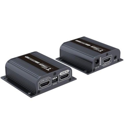 Kit Extensor-Epcom-HDMI-Soporta resoluciones 1080P-60 Hz-Configuración EDID-Señal HDMI-Negro - TT372EDID SES - 1