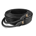 Cable HDMI-Epcom-3 Metros-Resolución 4K-Blindado-Chapado en Oro-Negro - TT-HDMI-3M  - 1