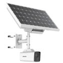 Kit Solar IP-Cámara Bala-Lente 4mm-Panel Solar-Batería de Respaldo de Litio 23.2Ah - DS-2XS2T47G1-LDH/4G/C18S40 Hikvision - 1