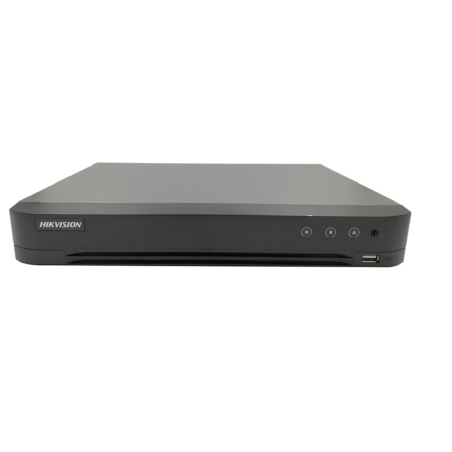 DVR-HIKVISION-4 Megapíxel-8 Canales TURBOHD-4 Canales IP-1 Bahía de Disco Duro-1 Canal de Audio - IDS-7208HQHI-M1/FA(C) Hikvisio