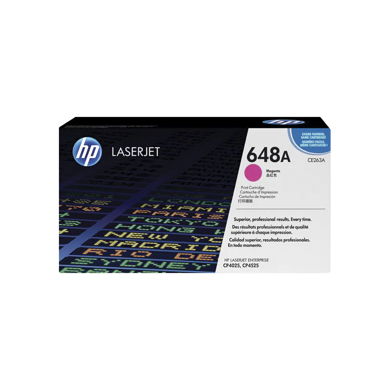 Toner magenta HP 648A LaserJet - CE263A HP - 1