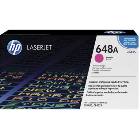Toner magenta HP 648A LaserJet - CE263A HP - 1