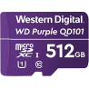 MicroSD-WESTERN DIGITAL-Purple-Para Videovigilancia-512 GB-Tecnología 3D NAND-96 capas - WDD512G1P0C Western Digital - 1