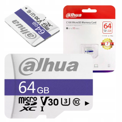 MICRO SDHC-Dahua-64GB-CLASE 10-Para Videovigilancia-Velocidad lectura de 95 MB/s-escritura de 30 MB/s - DHI-TF-C100-64GB SES - 2