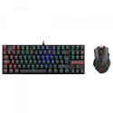 Teclado y Mouse RGB Redragon Gamer Alámbrico - K552-RGB-BA Redragon - 1
