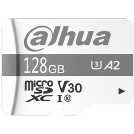 MICRO SDHC-Dahua-128 GB-CLASE 10-UHS-I TLC-Para Videovigilancia-exFAT-Lectura 100 MB/s-Escritura 90 MB/s - DHI-TF-P100-128GB SES