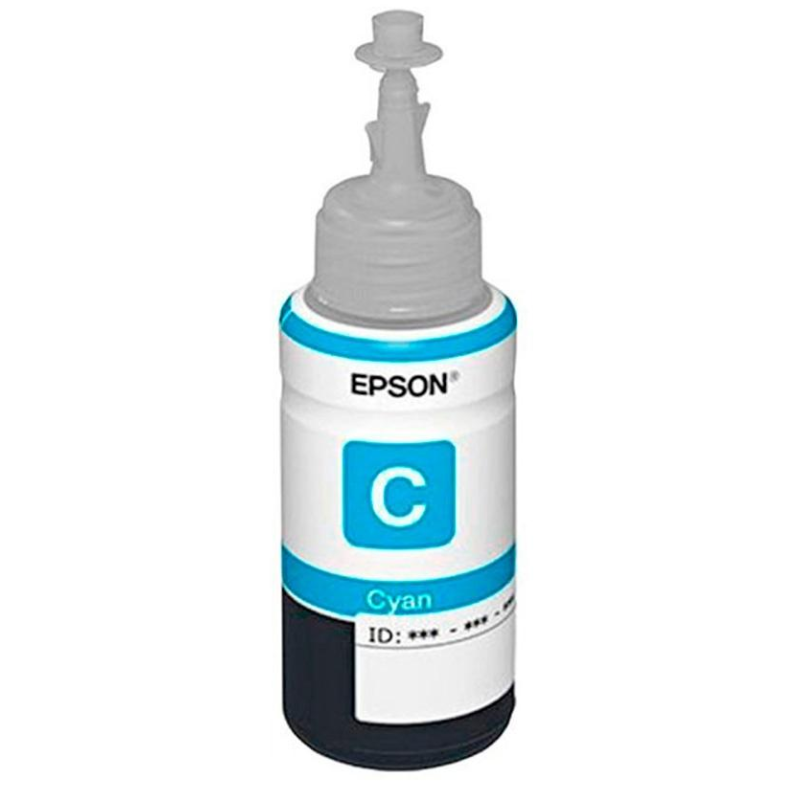 BOTELLA DE TINTA-EPSON-CYAN CLARO-673-70 ML-ECOTANK-Rendimiento de hasta 6.500 Páginas - T673520-AL Epson - 2