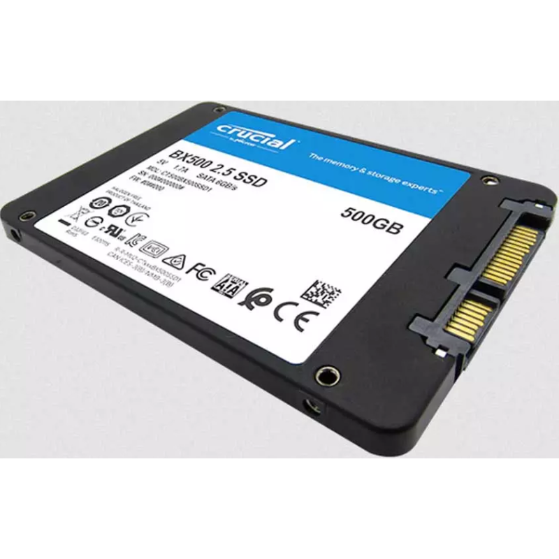 Disco de Estado Sólido-Crucial-2.5" SATA-SATA 6.0GB/s- 540/500 MB/s-Negro - SSD-SCR-1043 Crucial - 2